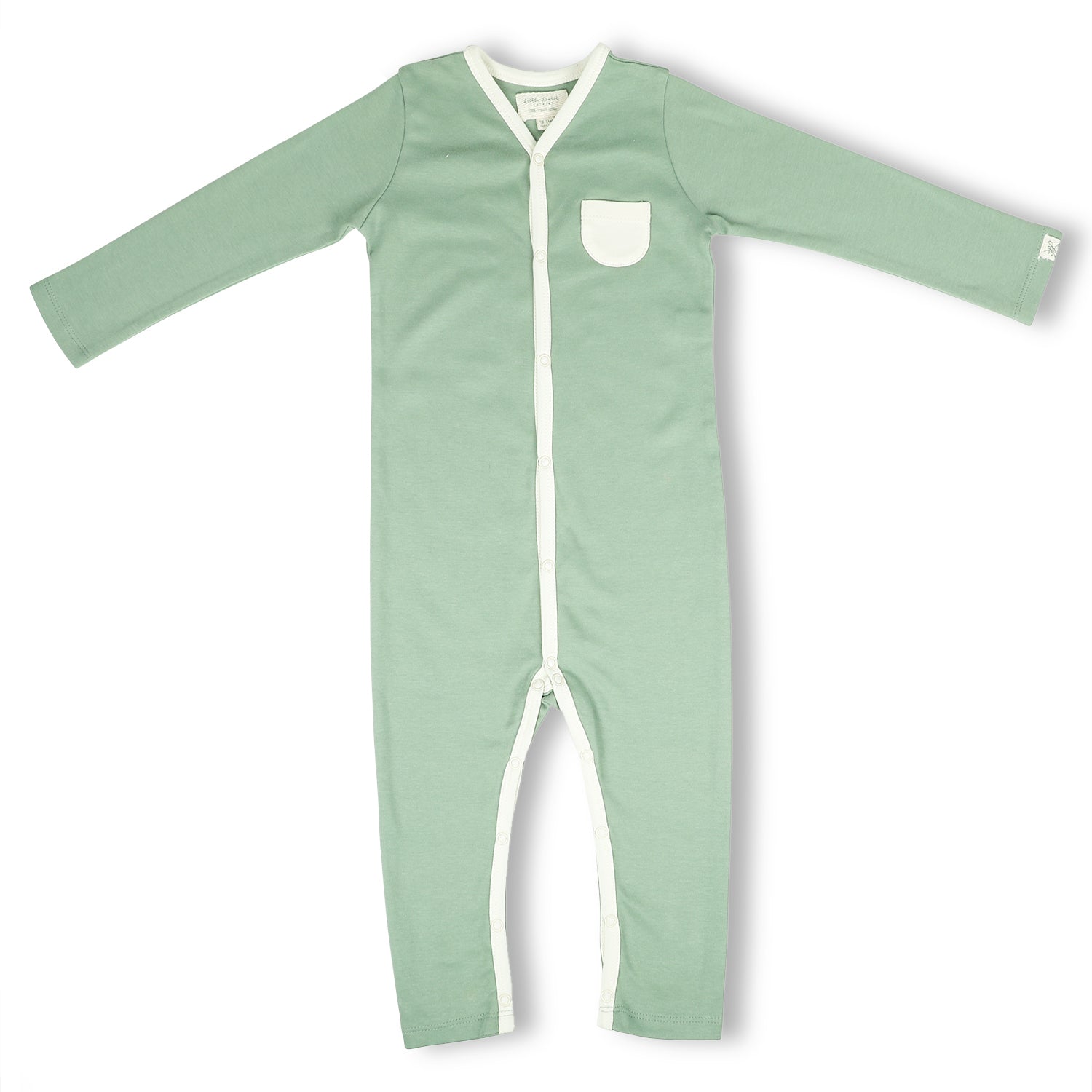 FULL SLEEVE ROMPER- SAGE GREEN - ITSYBOO