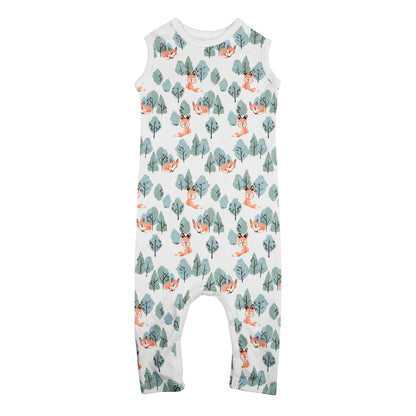 SLEEVELESS ROMPER- CRAFTY FOX - ITSYBOO