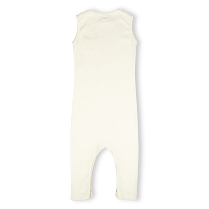 SLEEVELESS ROMPER- CHALK WHITE - ITSYBOO