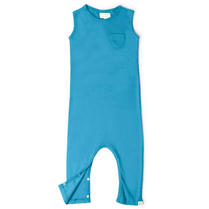 SLEEVELESS ROMPER- SNOW FOAM - ITSYBOO