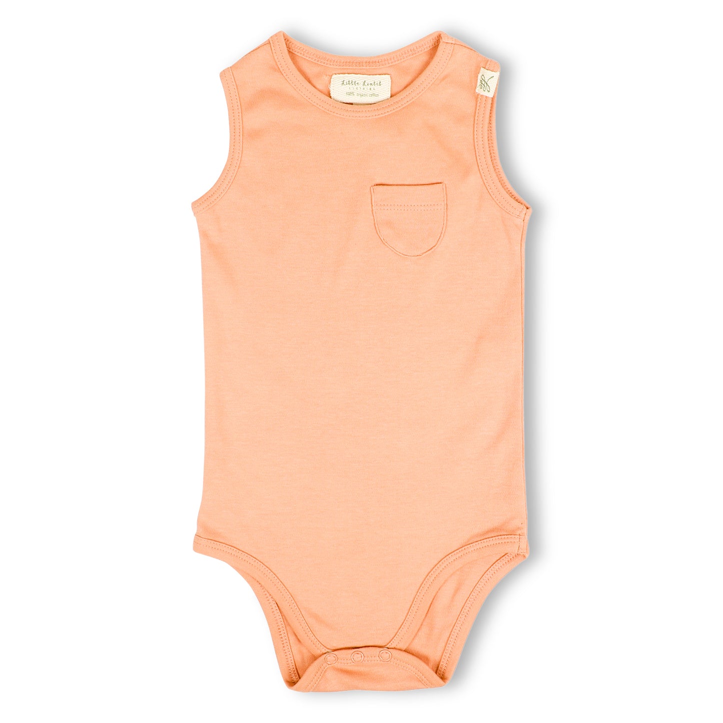 SLEEVELESS ONESIE- CORAL BLUSH - ITSYBOO