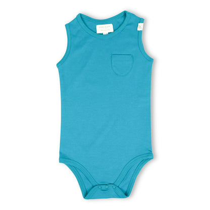 SLEEVELESS ONESIE- SNOW FOAM - ITSYBOO