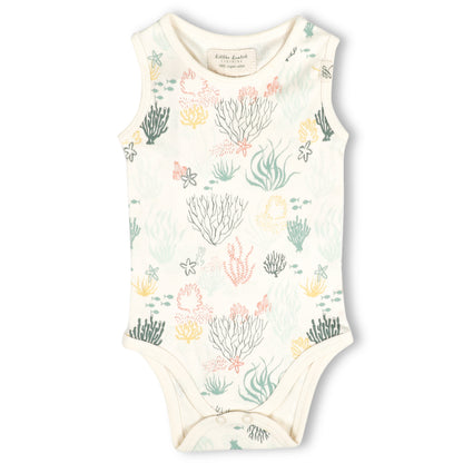 SLEEVELESS ONESIE- UNDER WATER WORLD - ITSYBOO