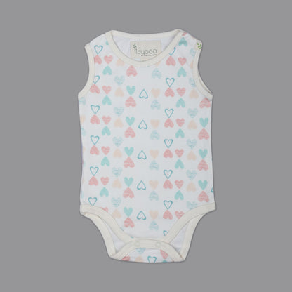 SLEEVELESS ONESIE- HEART