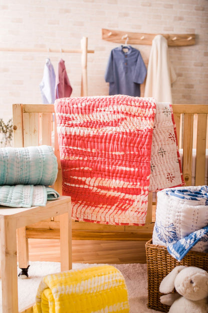 CORAL - TYE DYE QUILT - ITSYBOO