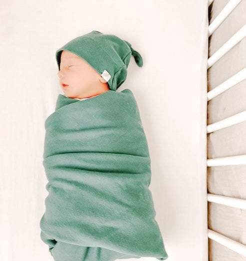 WRAP SHEET- SAGE GREEN - ITSYBOO