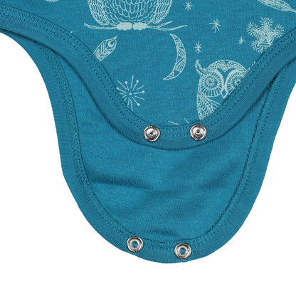 HALF SLEEVE ONESIE-HOOT HOOT OWL - ITSYBOO