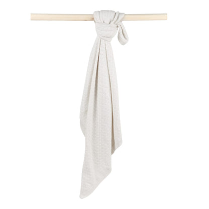 KNIT BLANKET- CREAM CABLE - ITSYBOO